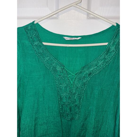 Counterpart green boho embroidered tunic size large
1493 - Picture 2 of 4